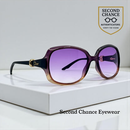 Christian Dior DiorMystery2 Y2K Sunglasses-New Custom Violet Gradient Lenses-UNWORN