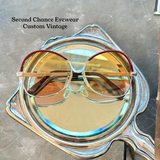 SILHOUETTE 460 Vintage Sunglasses – Deadstock Frame w/New Custom Gradient Lenses