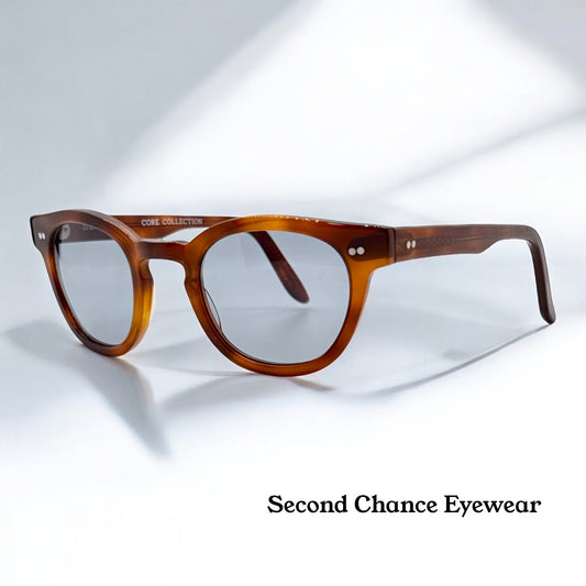 SEE 0528 Core Collection C6 45mm Sunglasses w/New, Light Blue Day/Night CUSTOM Lenses