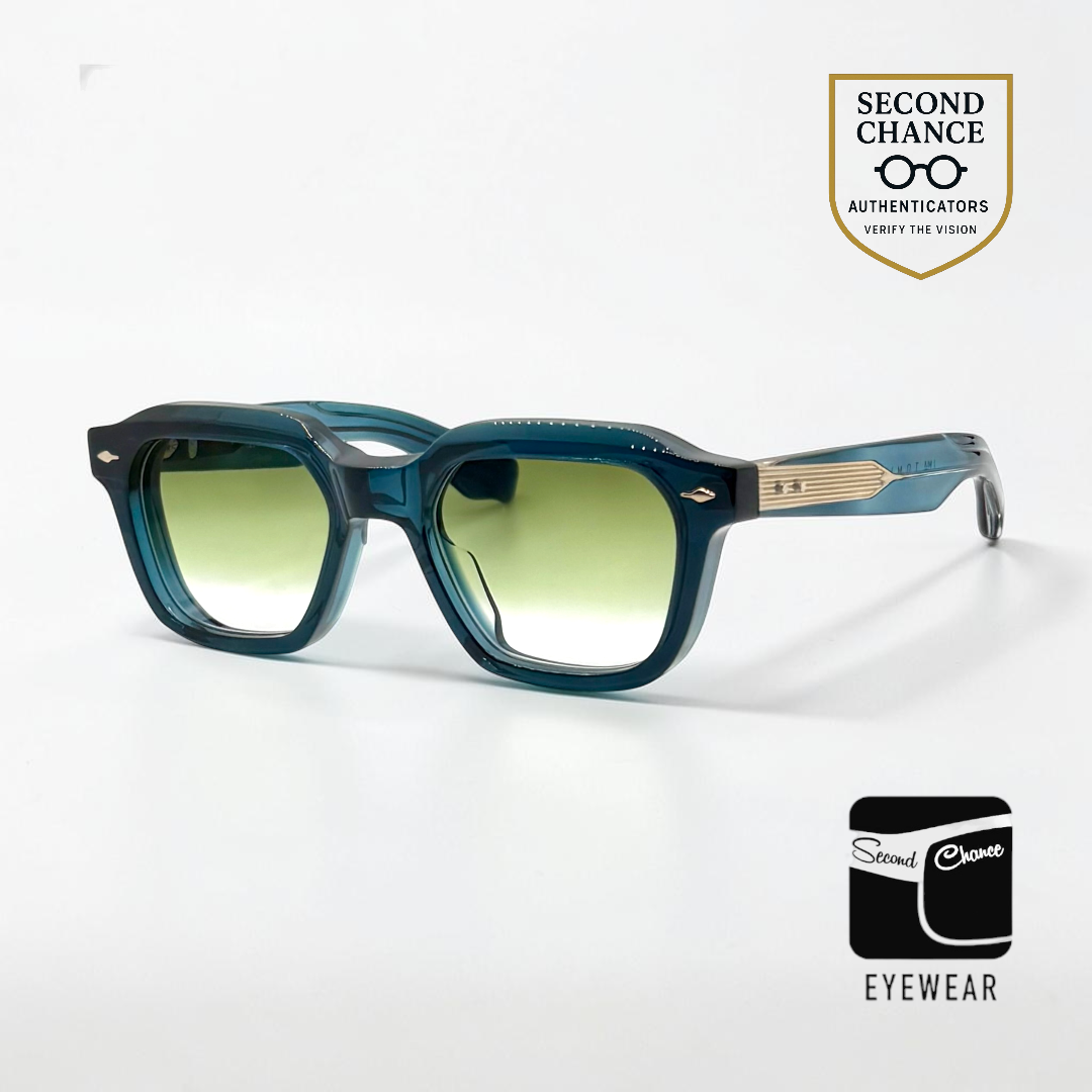 Jacques Marie Mage TOMLIN INDIGO Sunglasses-New Custom Lenses-Unworn-Full Kit