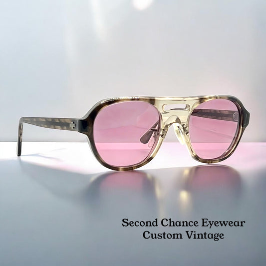 TITMUS Z87 Safety Glasses-Industrial Frame w/New, Custom Solid Violet Lenses