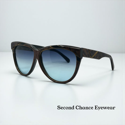 France Look VIRJNIE 1 CS 76 Vintage Sunglasses w/New Gradient Tinted Custom Lenses-Unworn