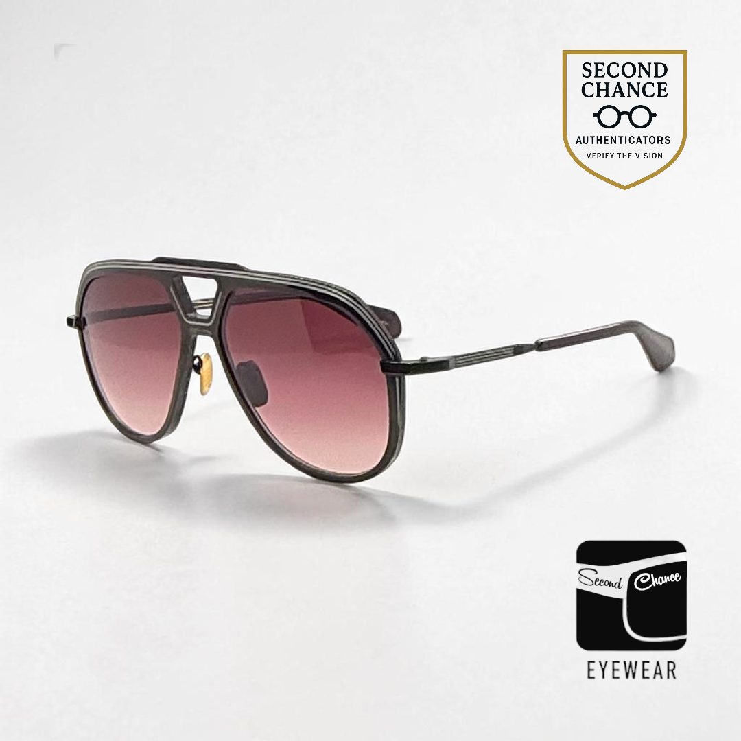 Jacques Marie Mage LOCKHEED BLACK-Titanium Sunglasses-Ltd 400-Full Kit