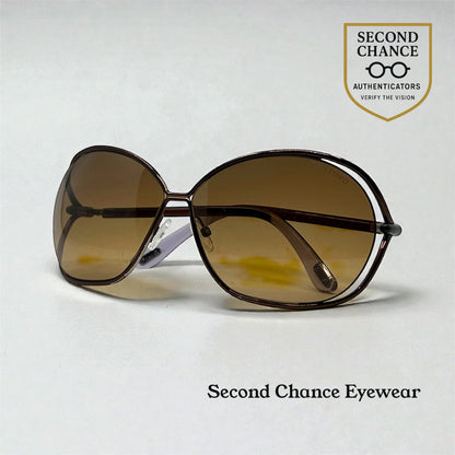 Tom Ford TF686 58 Brown Gradient Sunglasses-Unworn-Full Kit-Made in Italy