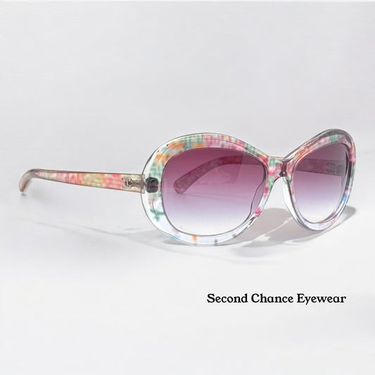 CHANEL 5219 Multicolor Clear Frame Gradient Tint CC Sunglasses-Discontinued Full Kit