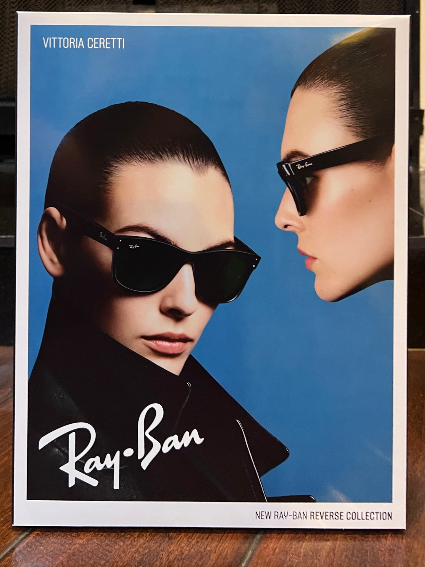 Ray-Ban “REVERSE COLLECTION” L-Shape Retail Counter Display Stand-Mint Condition