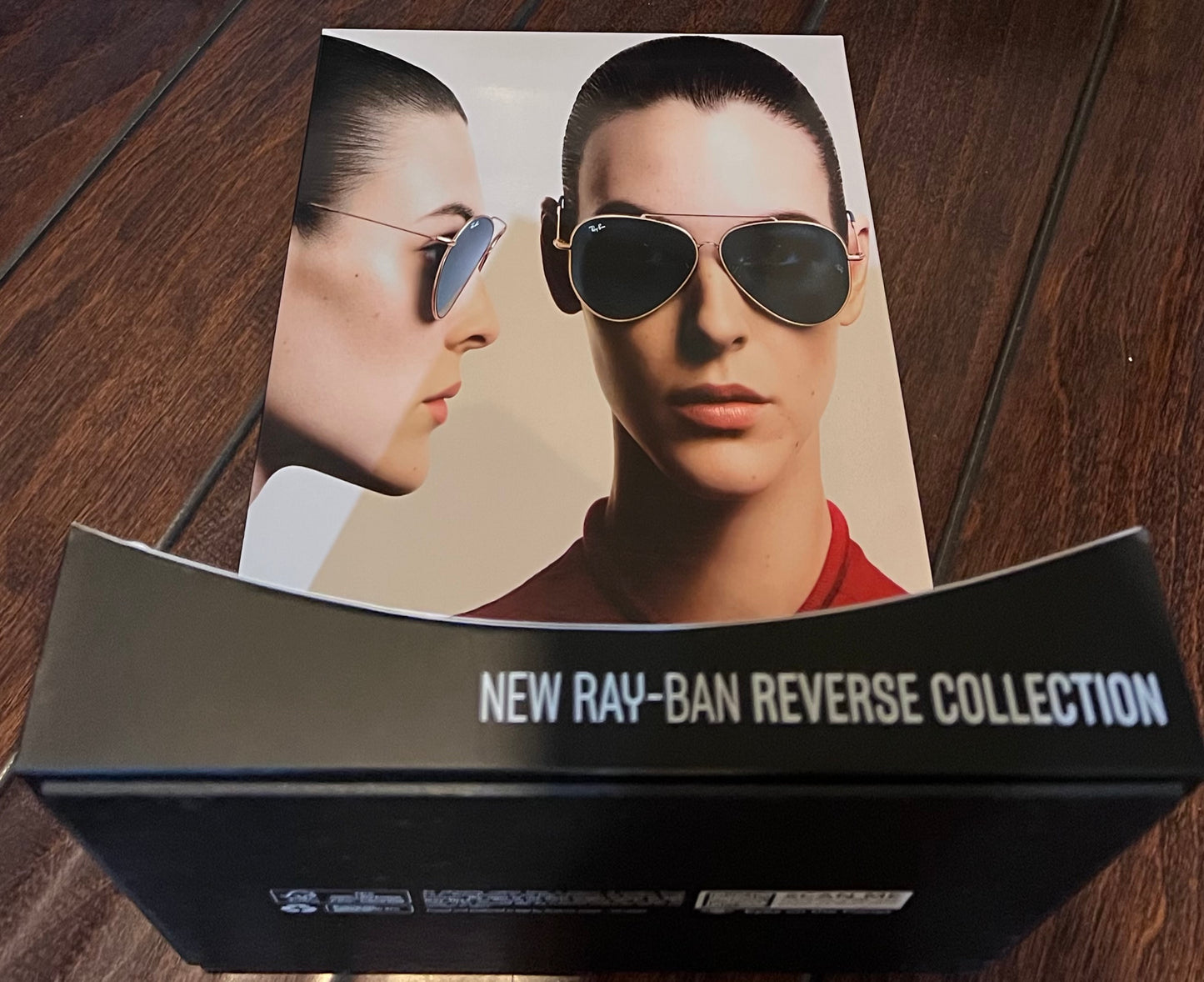 Ray-Ban “REVERSE COLLECTION” L-Shape Retail Counter Display Stand-Mint Condition