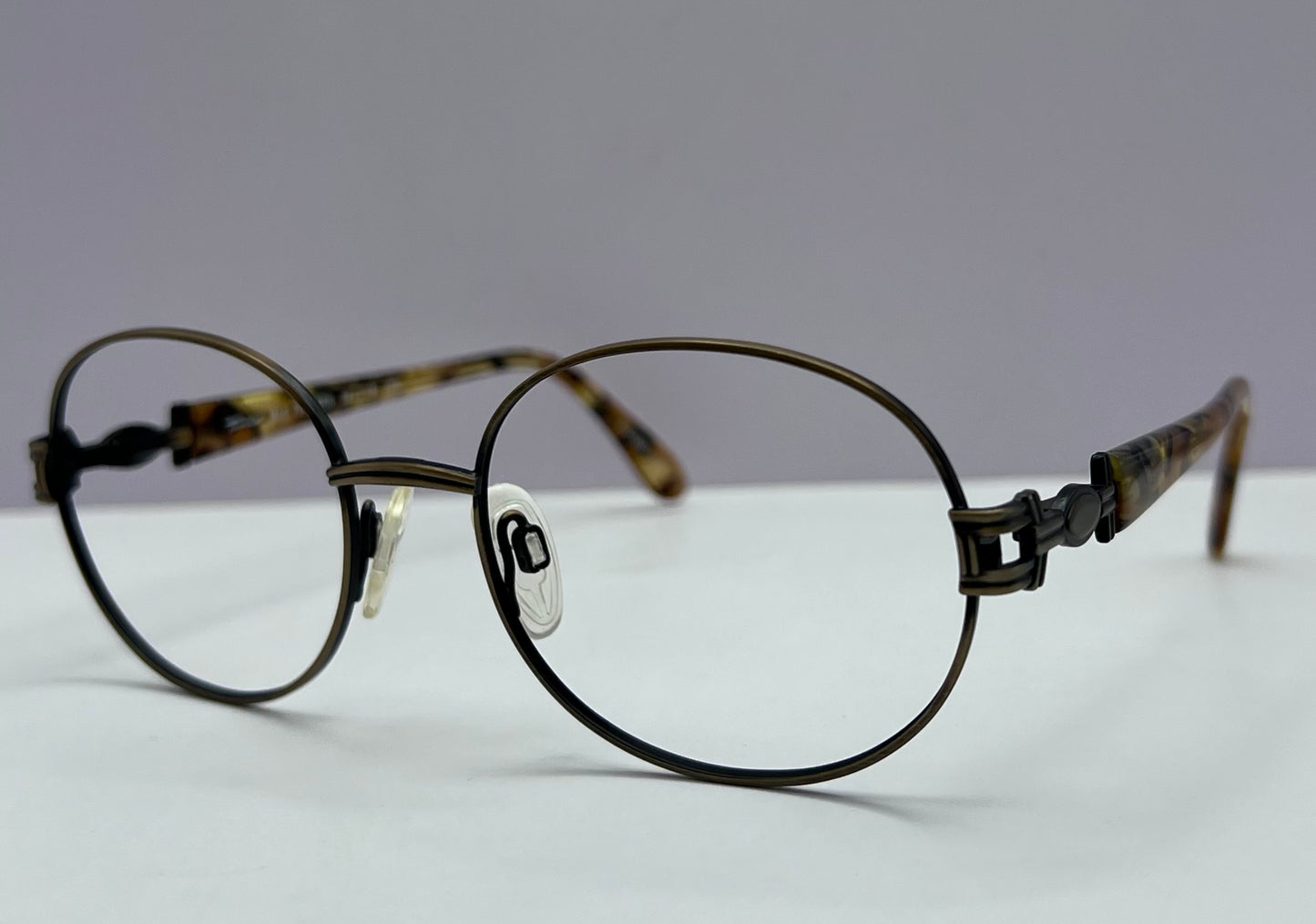 VINTAGE TURA EYEWEAR FRAMES-Mod.788 BRN 55-18 135 ITALY-NEW/OLD STOCK-NEVER WORN