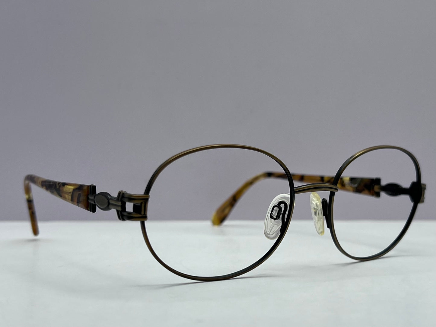 VINTAGE TURA EYEWEAR FRAMES-Mod.788 BRN 55-18 135 ITALY-NEW/OLD STOCK-NEVER WORN