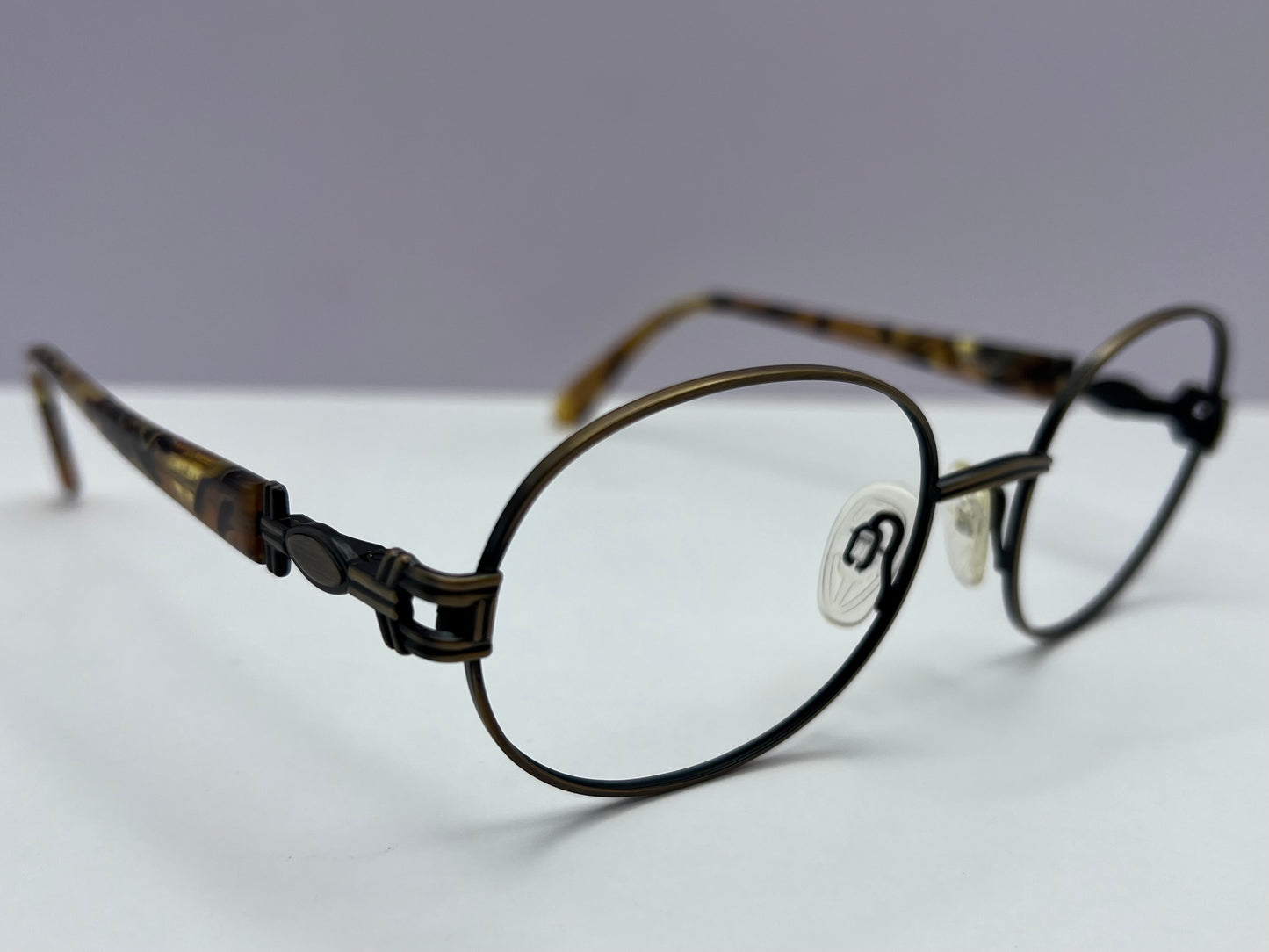 VINTAGE TURA EYEWEAR FRAMES-Mod.788 BRN 55-18 135 ITALY-NEW/OLD STOCK-NEVER WORN