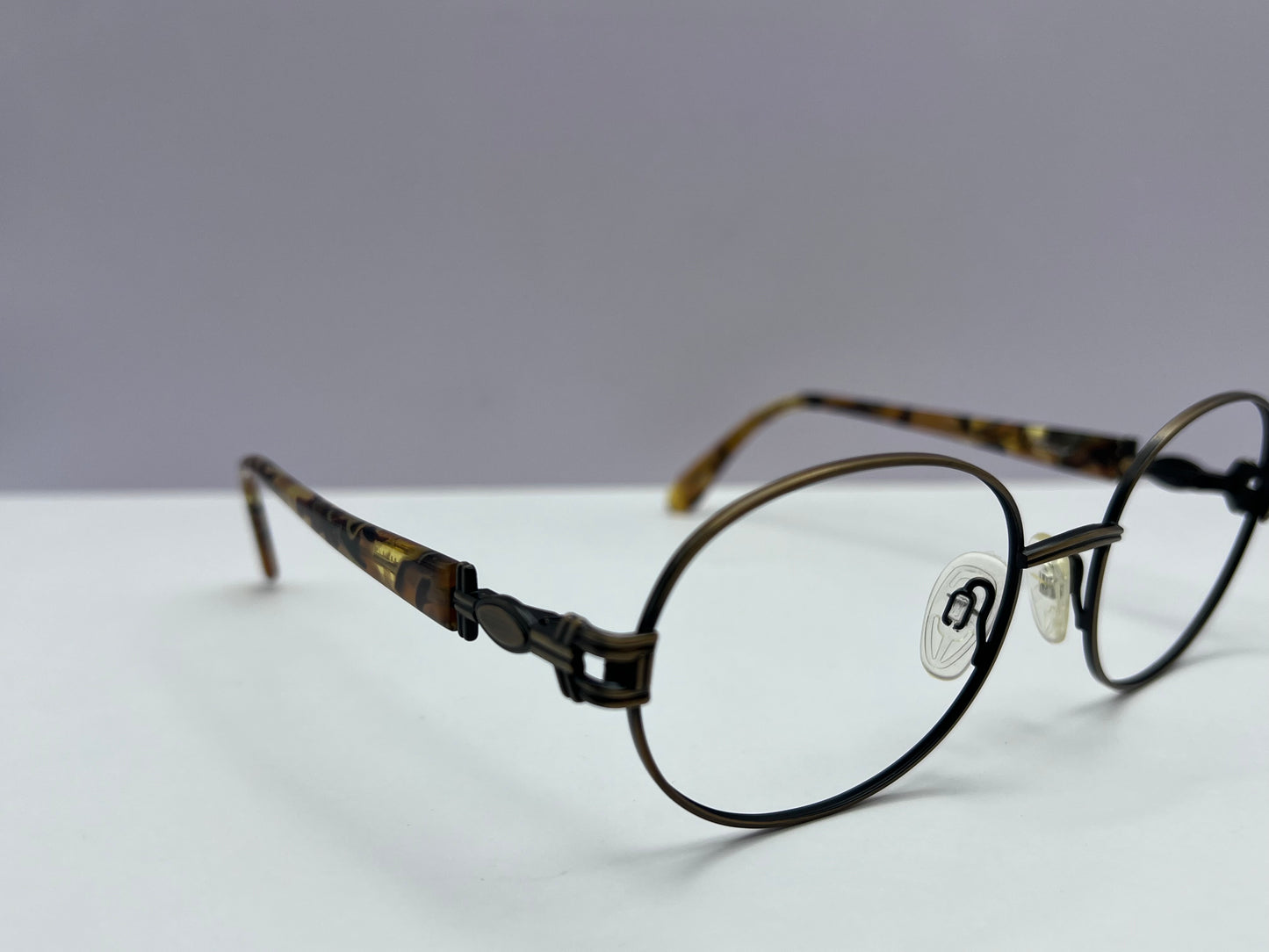 VINTAGE TURA EYEWEAR FRAMES-Mod.788 BRN 55-18 135 ITALY-NEW/OLD STOCK-NEVER WORN