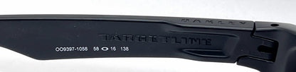 Oakley Targetline OO9397-1058 Matte Black Sunglasses-Dark Golf Prizm Lenses Unworn