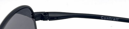 Oakley Contrail OO4147-0157 Satin Black Aviator-Prizm Grey Lenses-Unworn