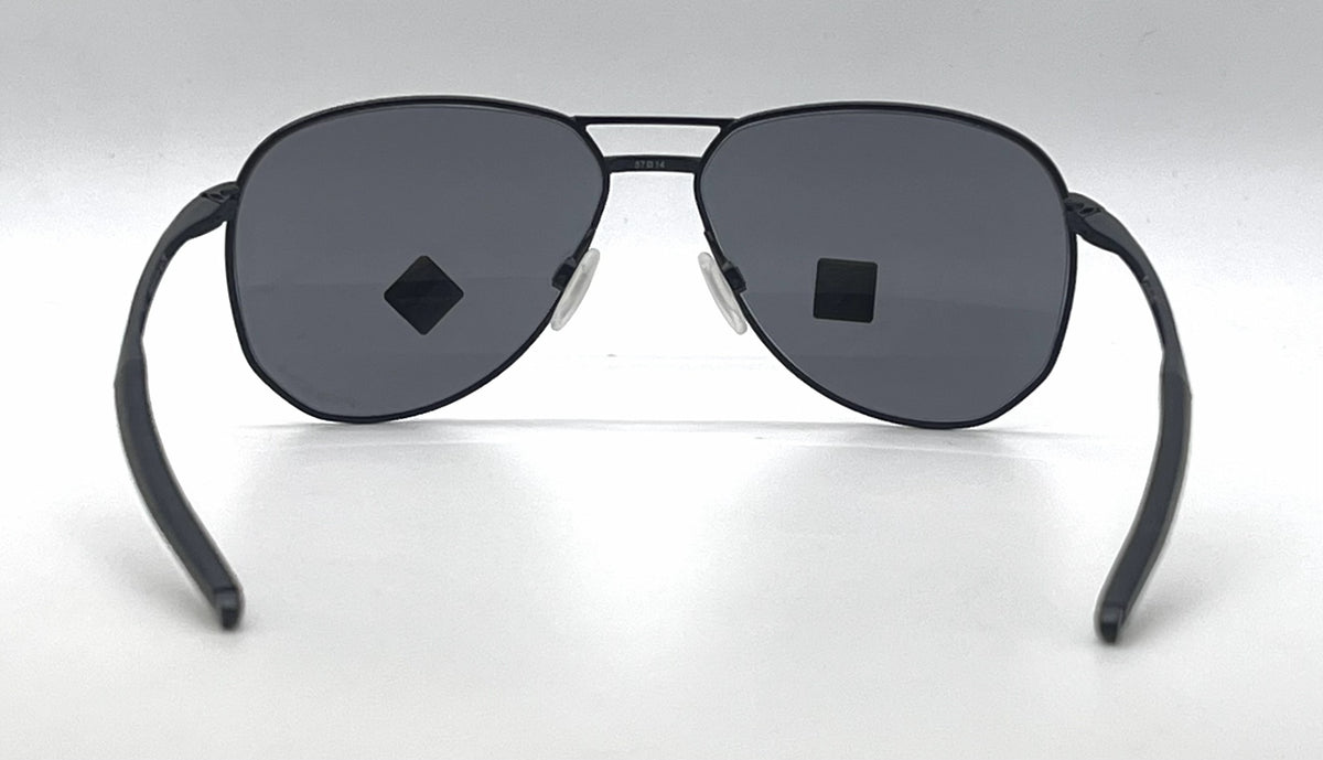 Oakley Contrail OO4147-0157 Satin Black Aviator-Prizm Grey Lenses-Unworn