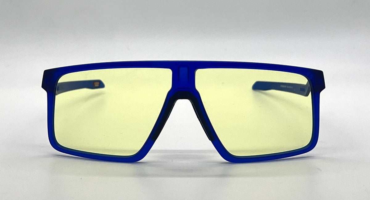 Oakley Helux OO9285-0361 Matte Crystal Blue Gaming Glasses-Prizm Gaming Lenses-Unworn