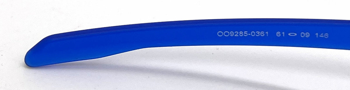 Oakley Helux OO9285-0361 Matte Crystal Blue Gaming Glasses-Prizm Gaming Lenses-Unworn