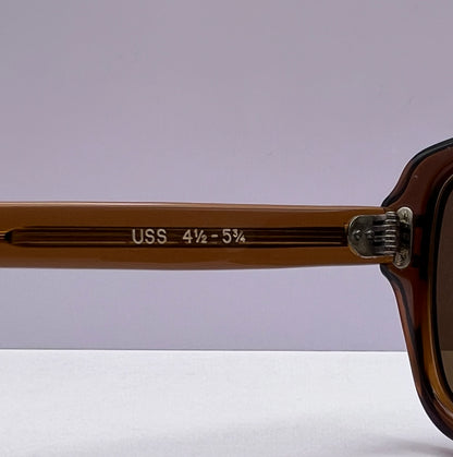 USS Military Frames-Vintage Old/New Stock-with new Custom One-Of-Kind “BERKOS DESIGNS” Solid Brown Lenses