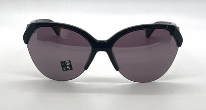 Oakley Trailing Point OO9447-0165 Polished Black Round Sunglasses-Prizm Road Black Lenses-Unworn