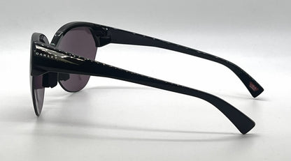 Oakley Trailing Point OO9447-0165 Polished Black Round Sunglasses-Prizm Road Black Lenses-Unworn