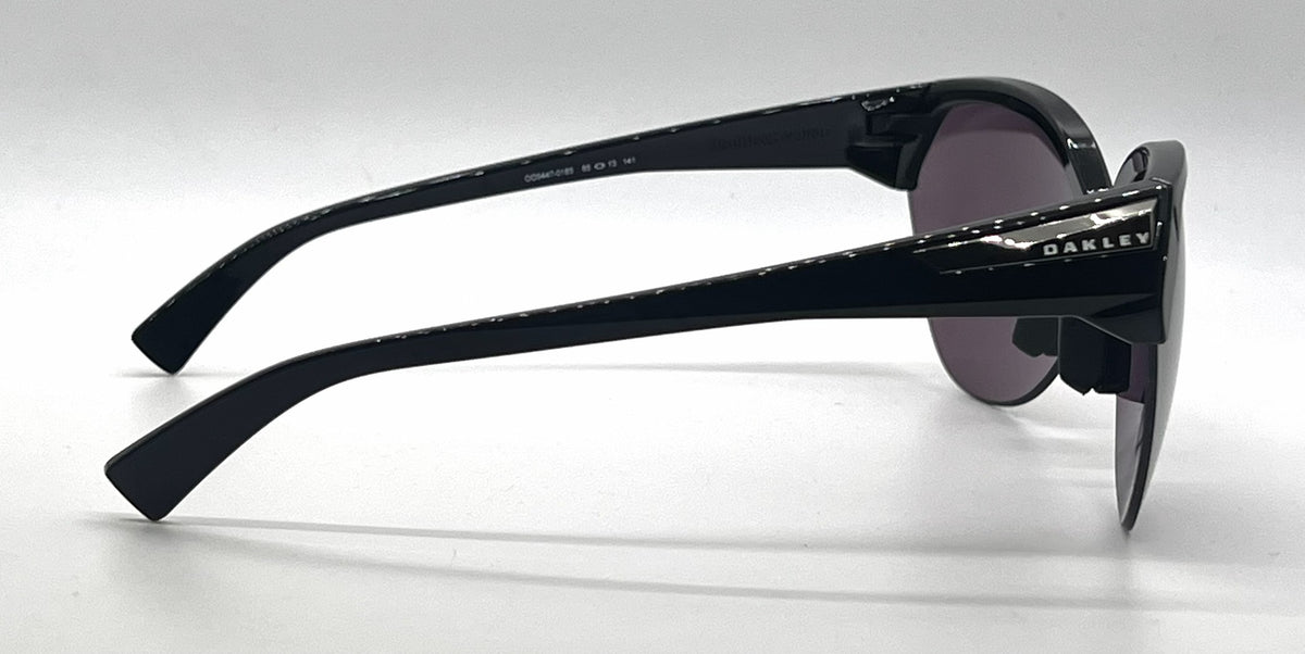 Oakley Trailing Point OO9447-0165 Polished Black Round Sunglasses-Prizm Road Black Lenses-Unworn