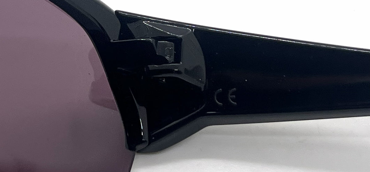Oakley Trailing Point OO9447-0165 Polished Black Round Sunglasses-Prizm Road Black Lenses-Unworn