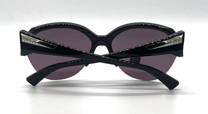 Oakley Trailing Point OO9447-0165 Polished Black Round Sunglasses-Prizm Road Black Lenses-Unworn