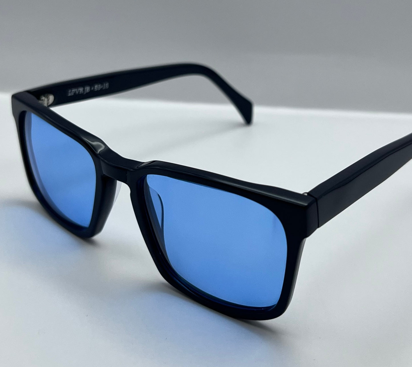 “JB” by LFVR Eyewear with BERKOS DESIGNS One-Of-A-Kind Custom Lenses