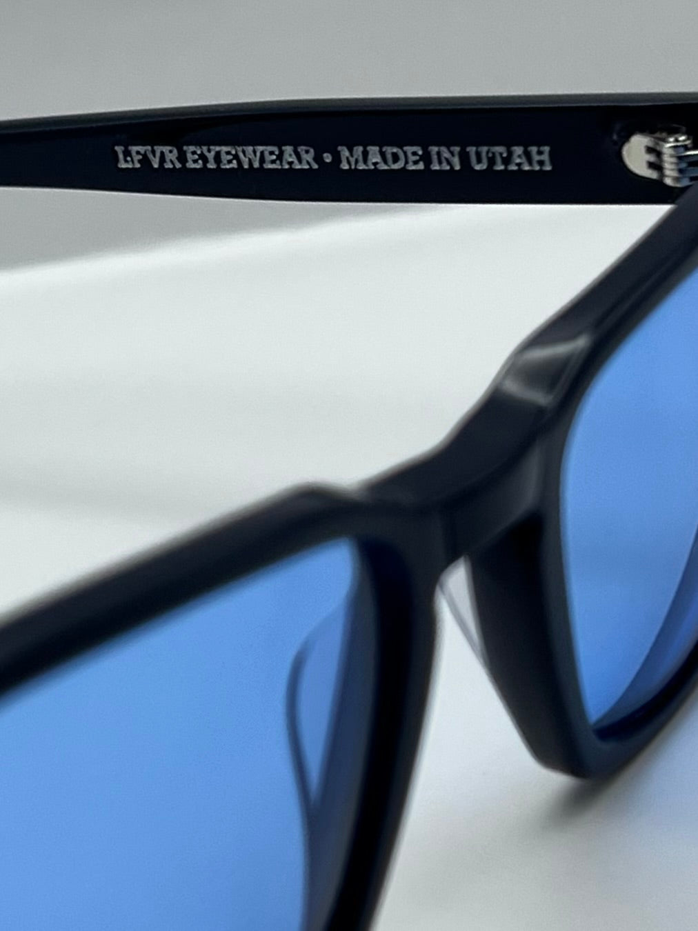 “JB” by LFVR Eyewear with BERKOS DESIGNS One-Of-A-Kind Custom Lenses