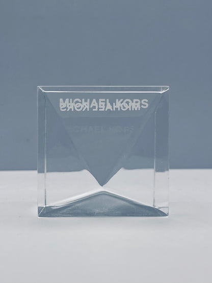 MICHAEL KORS-DOUBLE SIDED- BRANDED- GEOMETRIC - COUNTER CUBE / In-store Display