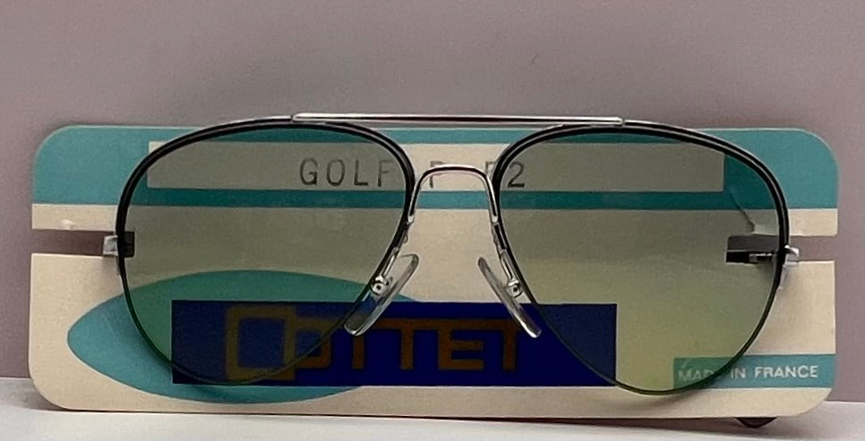 Vintage Half-Rim Metal Frame with BRAND NEW Berko’s Designs Custom Gradient Lenses