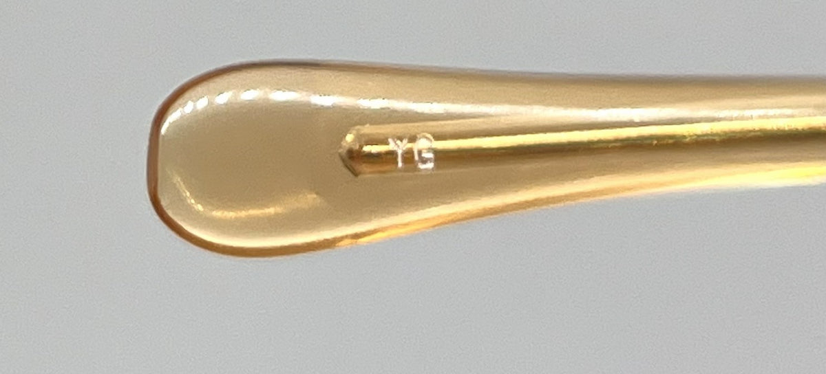 Polo Ralph Lauren Polo Classic X Gold Round Metal Eyeglasses-Unworn-Japan