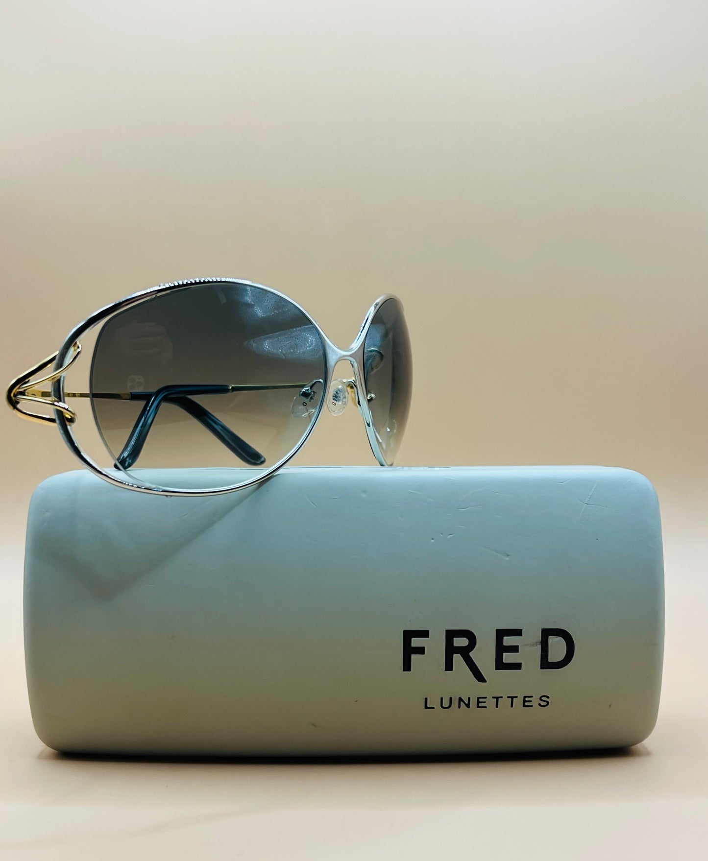 FRED Lunettes VOLUTE N1 101 Women Sunglasses-Handmade In France-Professionaly refurbished