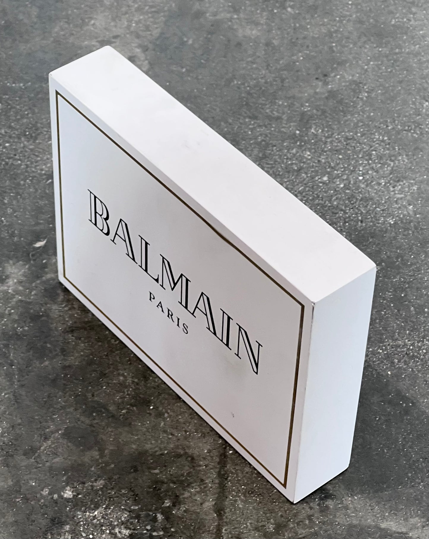 Balmain Paris -One Sided - Branded - In Store Countertop Display