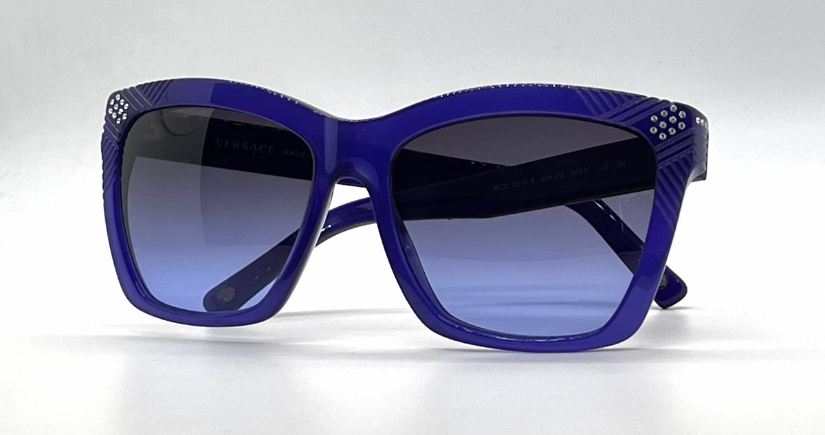 Versace VE4213B 936/79 Swarovski-Vintage Sunglasses Violet Gradient Lenses-Unworn
