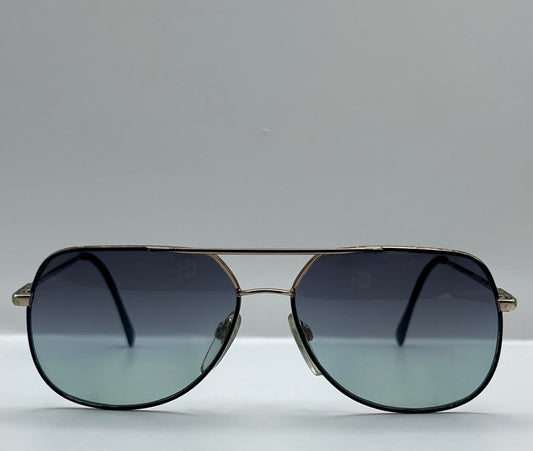 Vintage Luxottica “HARRY” GEP/BLACK- NEW CUSTOM “Berkos Designs” Gradient Lenses