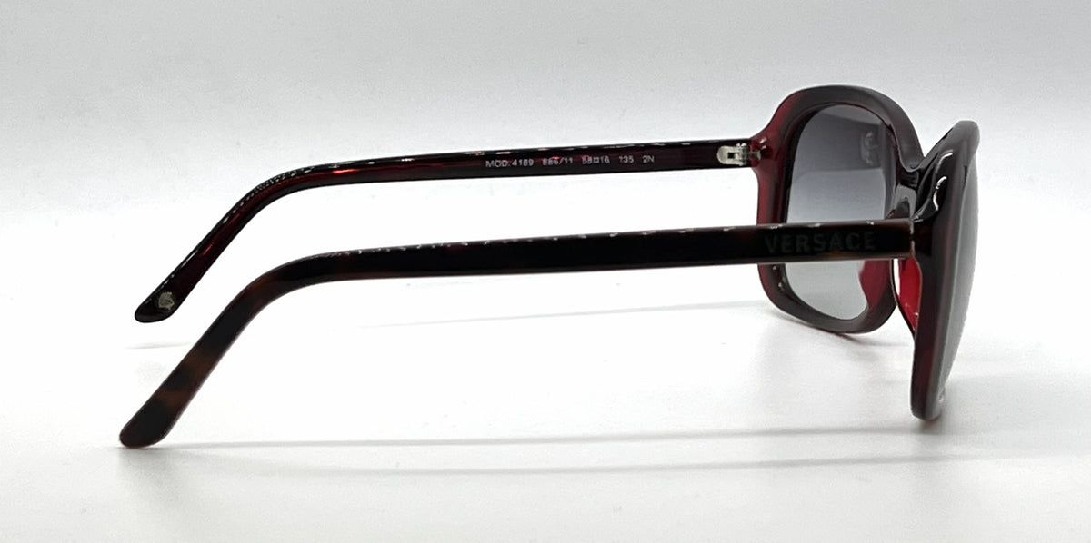 Versace VE4189 886/11 Havana Red Grey Fade-Unworn-Italy