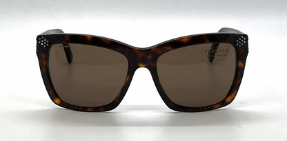 Versace VE4213B 879/73 Swarovski-Vintage Sunglasses Havana Brown Lenses-Unworn
