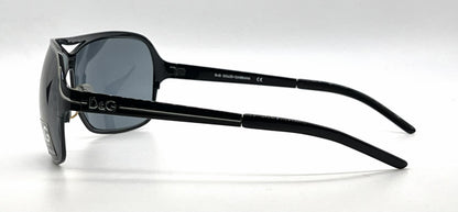 D&G 6004 01/87 Aviator-Vintage Sunglasses Dark Grey/Smoke Lenses-Unworn