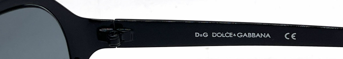 D&G 6004 01/87 Aviator-Vintage Sunglasses Dark Grey/Smoke Lenses-Unworn