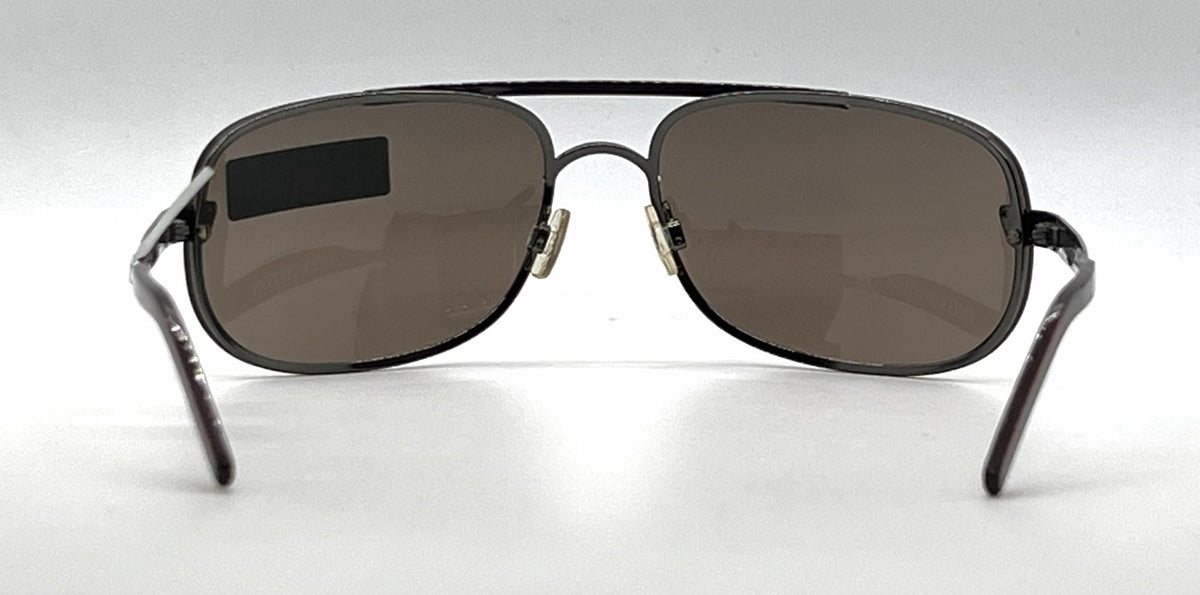 Dolce and Gabbana DG830S 731 Aviator-Vintage Sunglasses Gunmetal Brown-Unworn