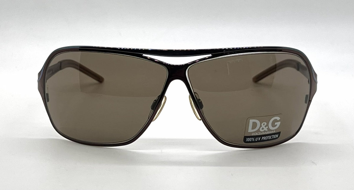 D&G 6004 07/73 Aviator-Vintage Sunglasses Bronze Blue Brown-Unworn