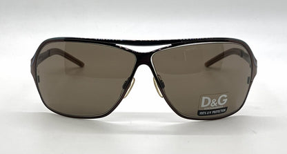 D&G 6004 07/73 Aviator-Vintage Sunglasses Bronze Blue Brown-Unworn