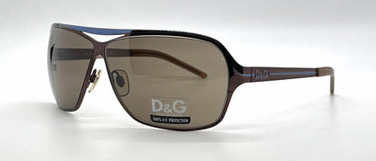 D&G 6004 07/73 Aviator-Vintage Sunglasses Bronze Blue Brown-Unworn