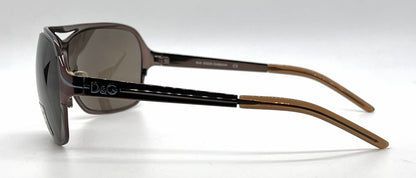 D&G 6004 07/73 Aviator-Vintage Sunglasses Bronze Blue Brown-Unworn