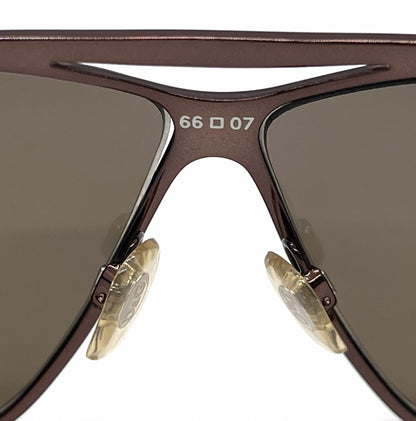 D&G 6004 07/73 Aviator-Vintage Sunglasses Bronze Blue Brown-Unworn
