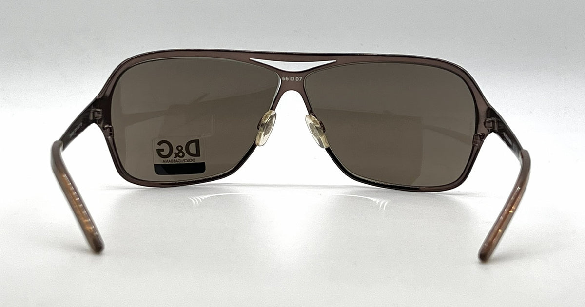 D&G 6004 07/73 Aviator-Vintage Sunglasses Bronze Blue Brown-Unworn