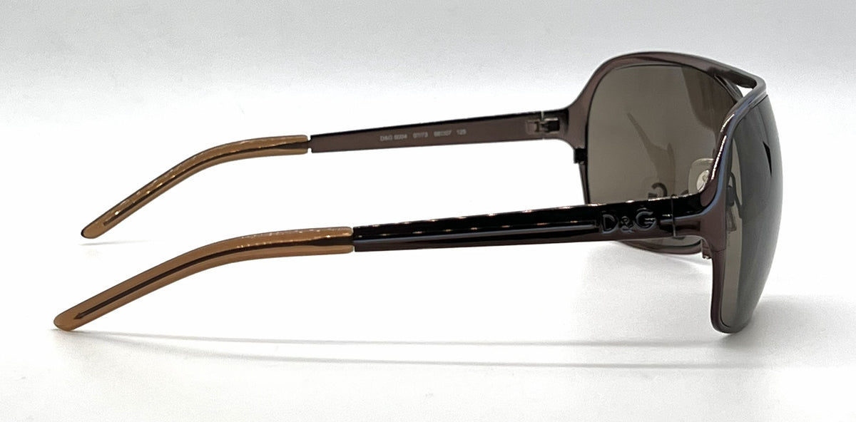 D&G 6004 07/73 Aviator-Vintage Sunglasses Bronze Blue Brown-Unworn