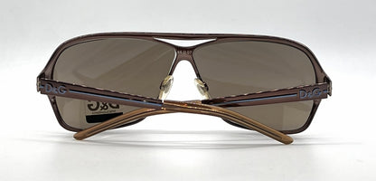 D&G 6004 07/73 Aviator-Vintage Sunglasses Bronze Blue Brown-Unworn