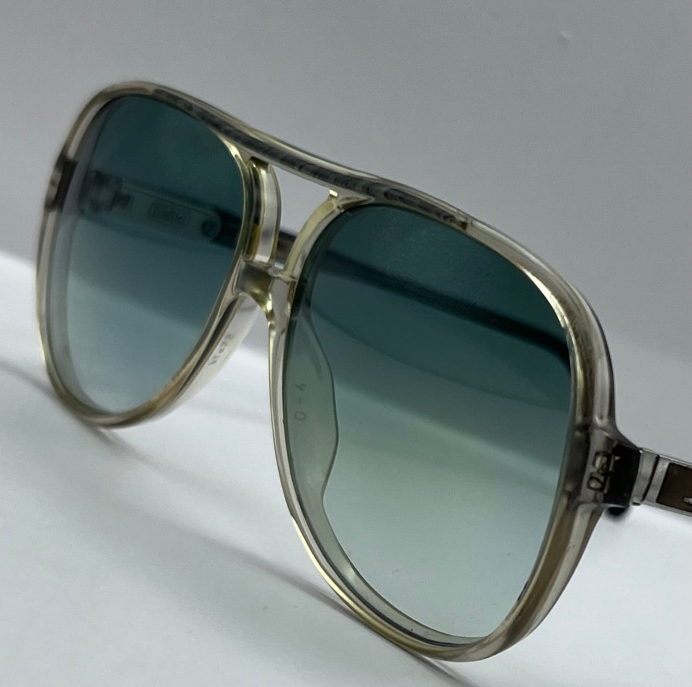 Vintage Safilo Elasta - Model:1065 5554-Refurbished With Custom Mint Green Gradient Lenses