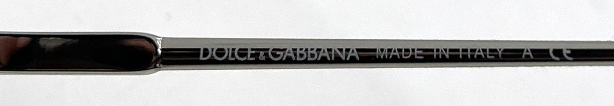 Dolce and Gabbana DG2097 05/8G Aviator-Vintage Sunglasses Silver Gray-Unworn